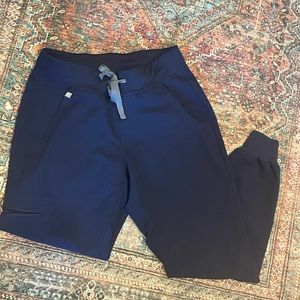 FIGS Zamora Jogger Scrub Pants Navy XS/P